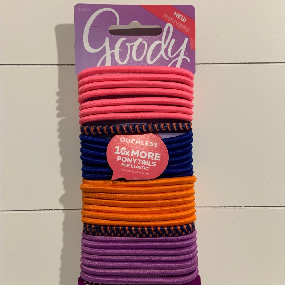 Colorful hair ties